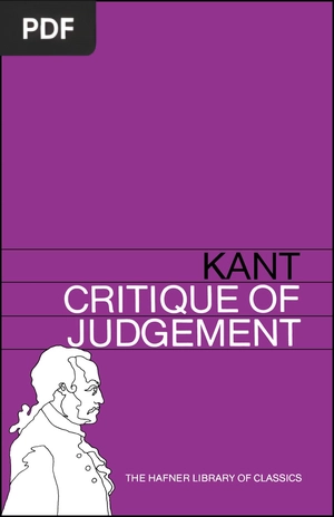 Cover of Critique of Judgment