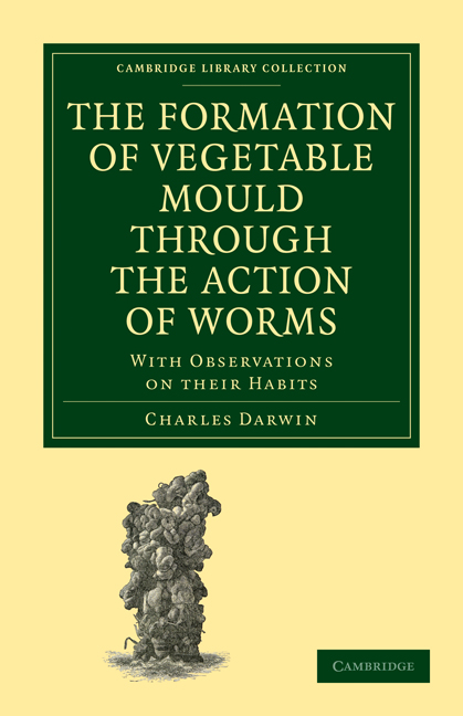 Cover of The Formation of Vegetable Mould through the action of worms with observations of their habits