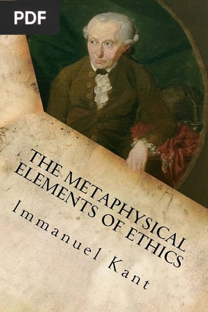 Cover of The Metaphysical Elements of Ethics