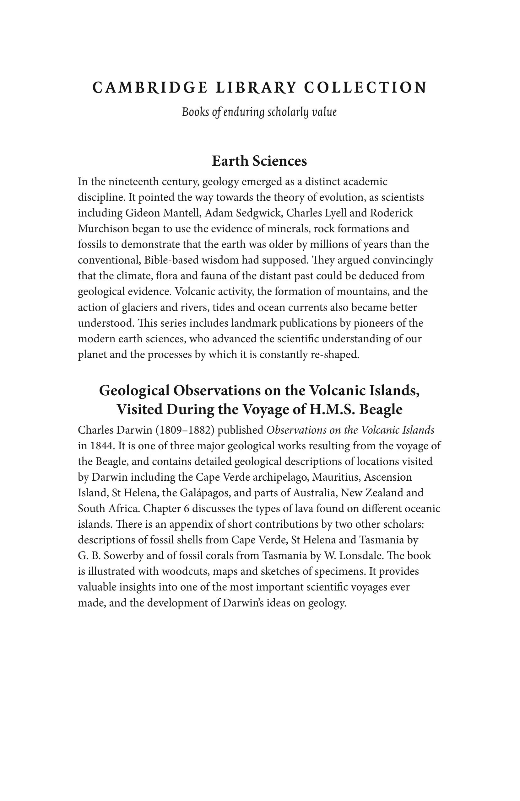 Cover of Volcanic Islands