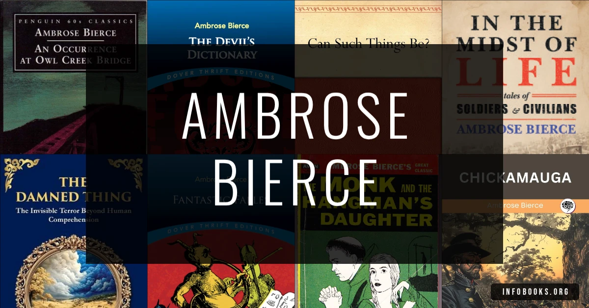 Book covers by Ambrose Bierce