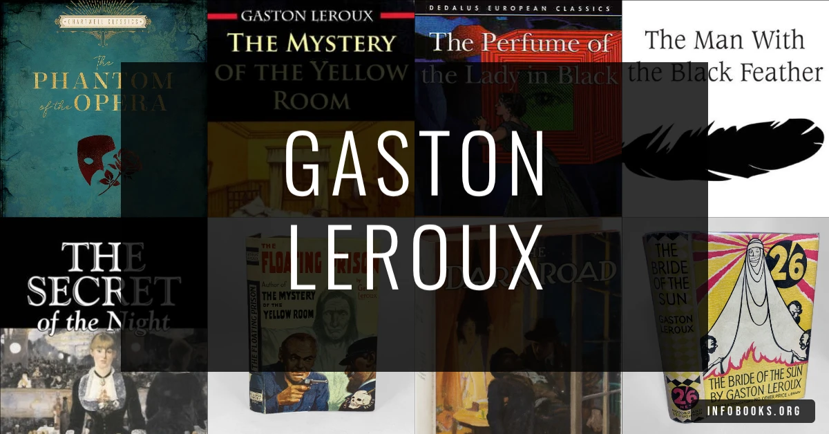 Book covers by Gaston Leroux
