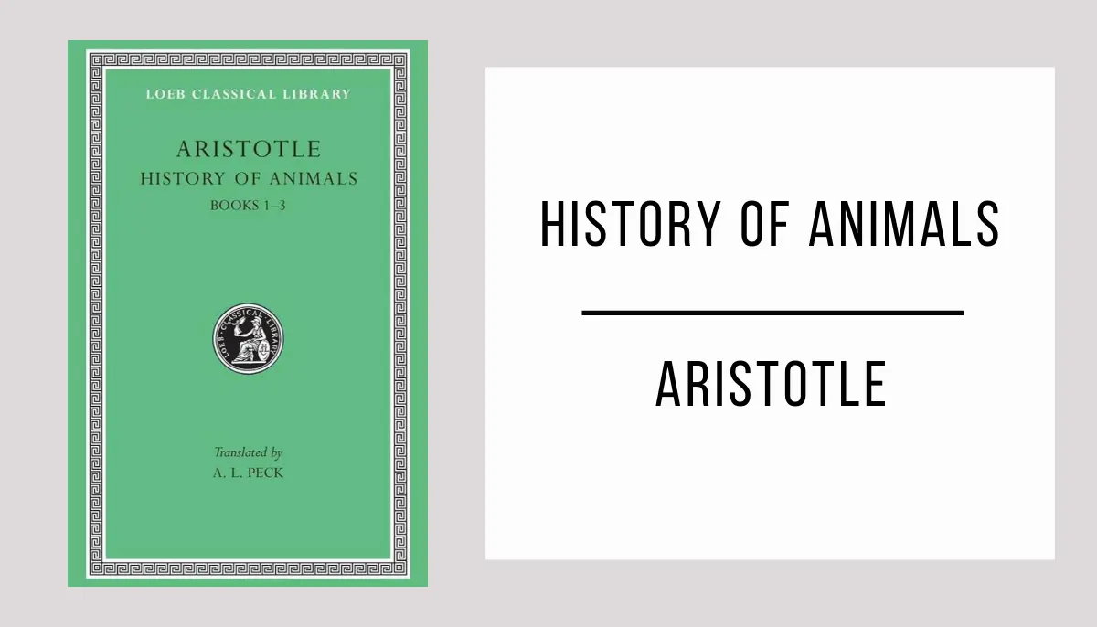 History of Animals by Aristotle