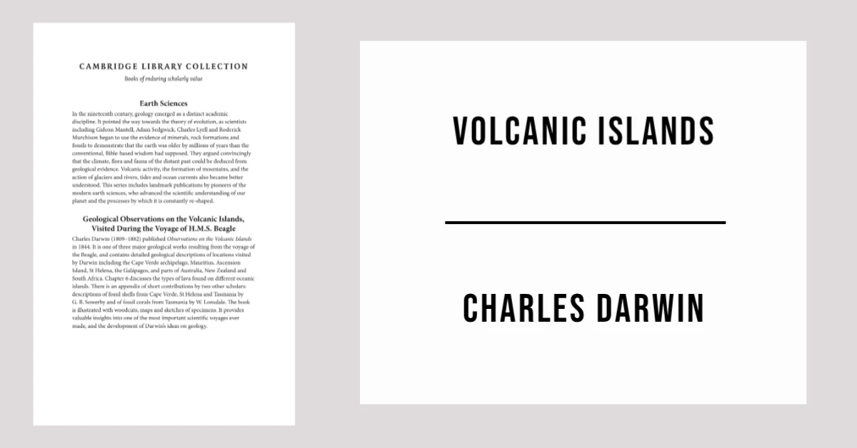 Volcanic Islands by Charles Darwin - Free PDF