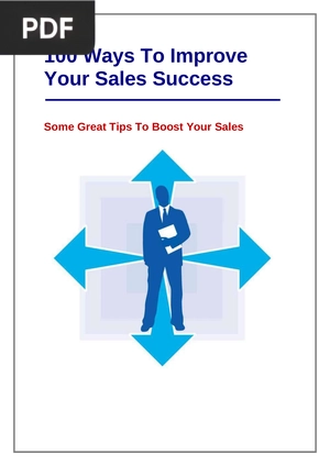 100 Ways To Improve Your Sales Success