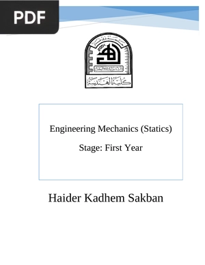 Engineering Mechanics Statics