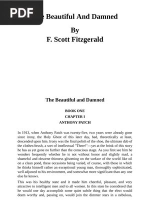 The Beautiful and Damned