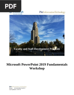 Microsoft PowerPoint 2019 Fundamentals Workshop