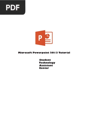 Microsoft Powerpoint 2013 Tutorial