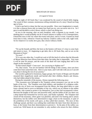 The Mountain of Souls