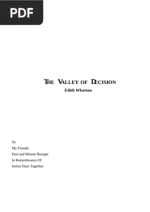The valley of decision