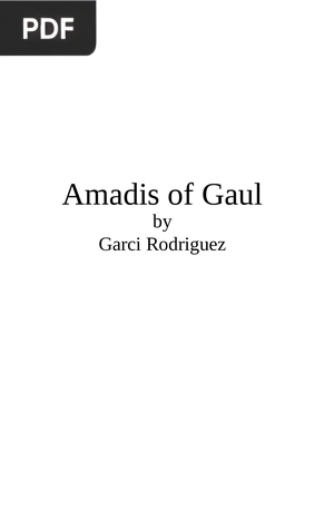 Amadis of Gaul