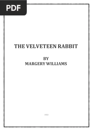 The Velveteen Rabbit