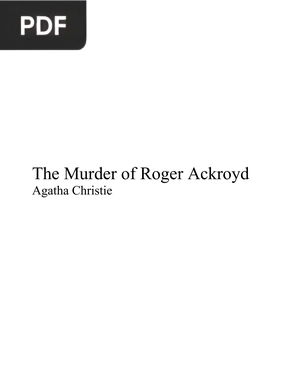 The Murder of Roger Ackroyd