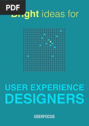 Bright ideas for user experience designers
