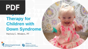 Physical Therapy for Children with Down Syndrome (Presentation)