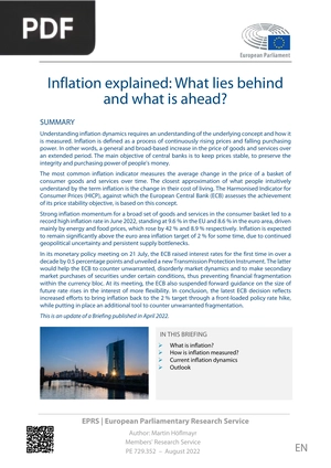 Inflation explained: What lies behind and what is ahead?