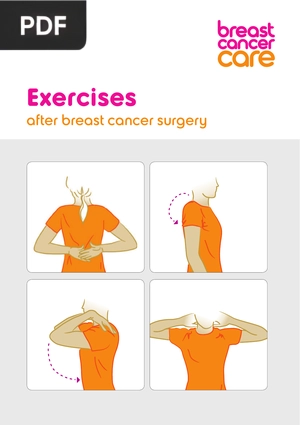 Exercises after breast cancer surgery