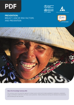 Breast cancer risk factors and prevention