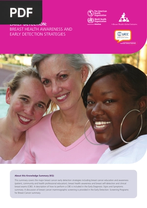 Early detection: breast health awareness and early detection strategies