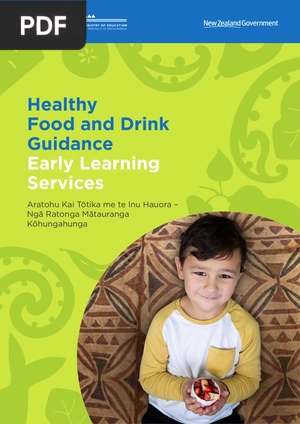 Healthy Food and Drink Guidance Early Learning Services