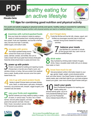 Healthy eating for an active lifestyle
