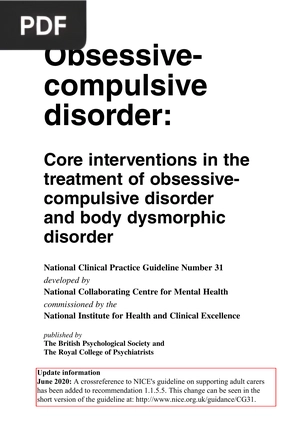 Obsessivecompulsive disorder