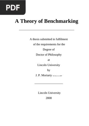 A Theory of Benchmarking