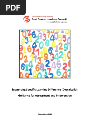 Supporting Specific Learning Difference (Dyscalculia)