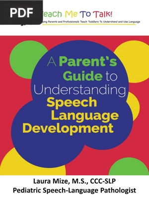 A Parent’s Guide to Understanding Speech-Language Development in Toddlers