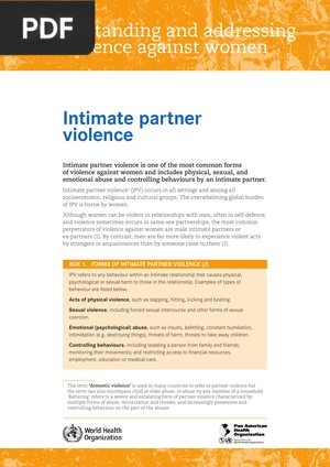 Intimate partner-violence