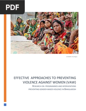 Effective Approaches To Preventing Violence Against Women (Vaw)