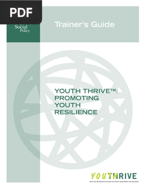 Youth thrive: promoting youth resilience