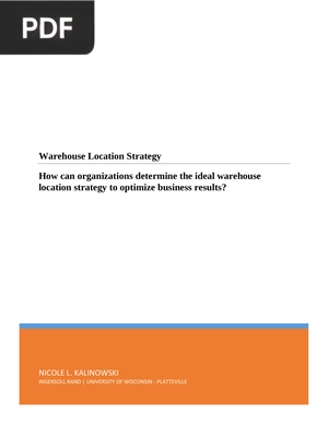 Warehouse Location Strategy