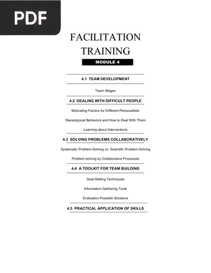Facilitation Training