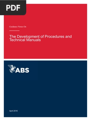 The Development of Procedures and Technical Manuals