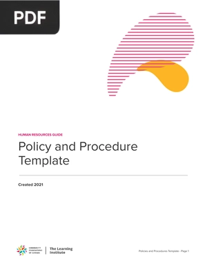 Policy and Procedure Template