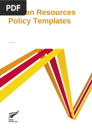 Human Resources Policy Templates