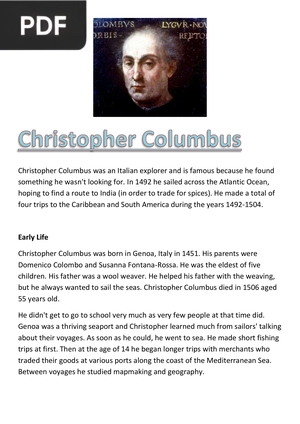 Christopher Columbus