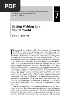 Seeing Writing in a Visual World