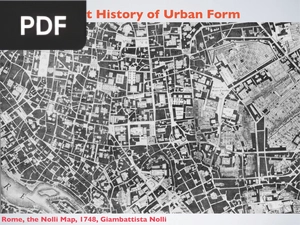 A Short History of Urban Form (Presentation)