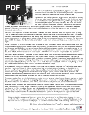 The Holocaust (Article)