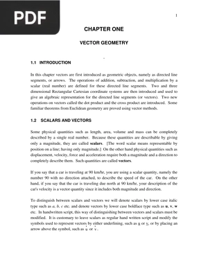 Vector Geometry