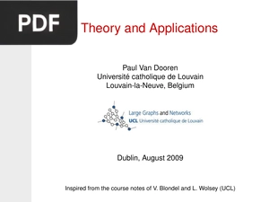 Graph Theory and Applications (Presentation)