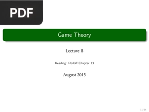 Game Theory (Presentation)