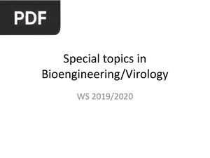 Special topics in Bioengineering/Virology (Presentation)