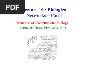 Principles of Computational Biology (Presentation)