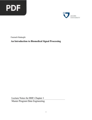 An Introduction to Biomedical Signal Processing