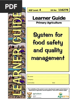System for food safety and quality management