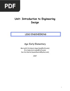 Introduction to Engineering Design